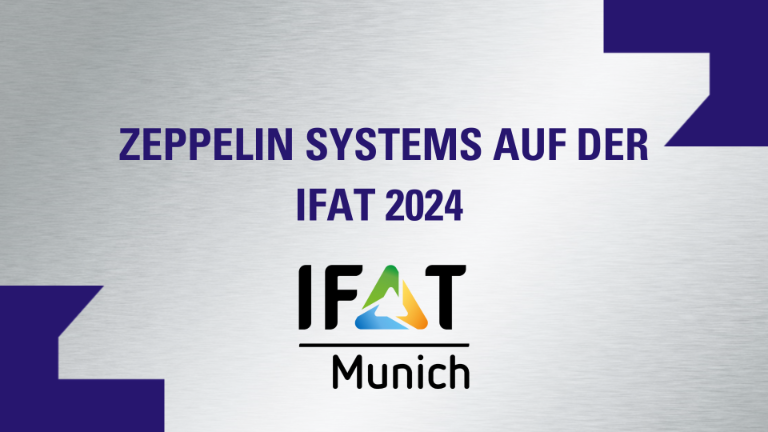 Zeppelin Systems presents recycling solutions for plastics at IFAT 2024  as a co-exhibitor of Zeppelin Baumaschinen GmbH 