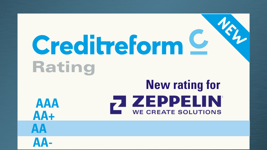 Zeppelin Group once again rated “A” by Creditreform