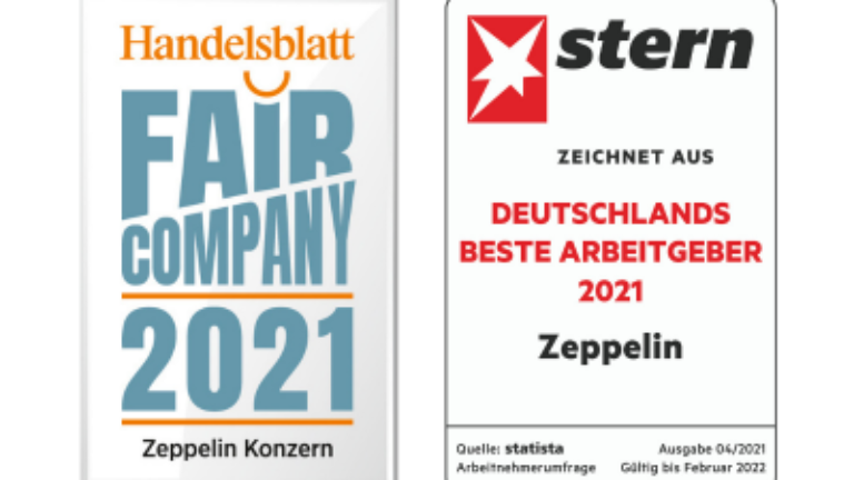 The Zeppelin Group is once again among Germany's top employers