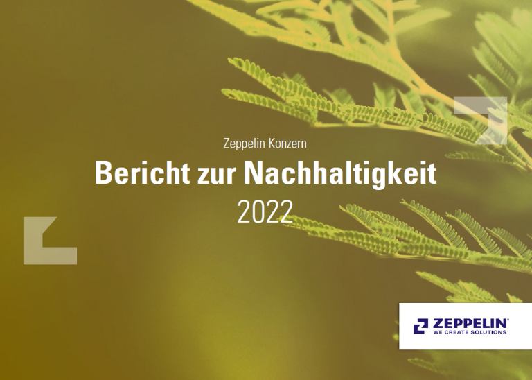 Zeppelin Konzern veröffentlicht digitalen Bericht zur Nachhaltigkeit 2022